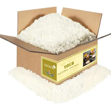 SACATR 10LB Soy Wax for Candle Making