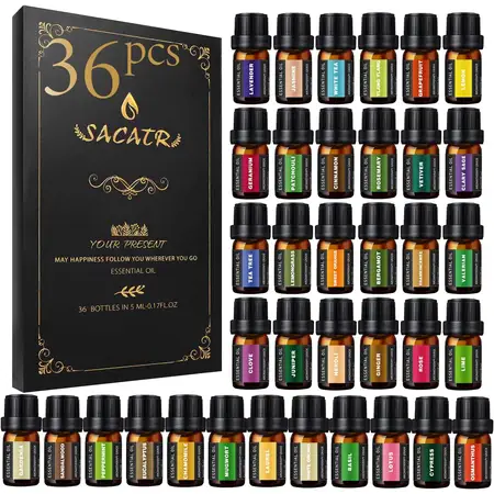SACATR 36 Pcs Natural Essential Oil Sets